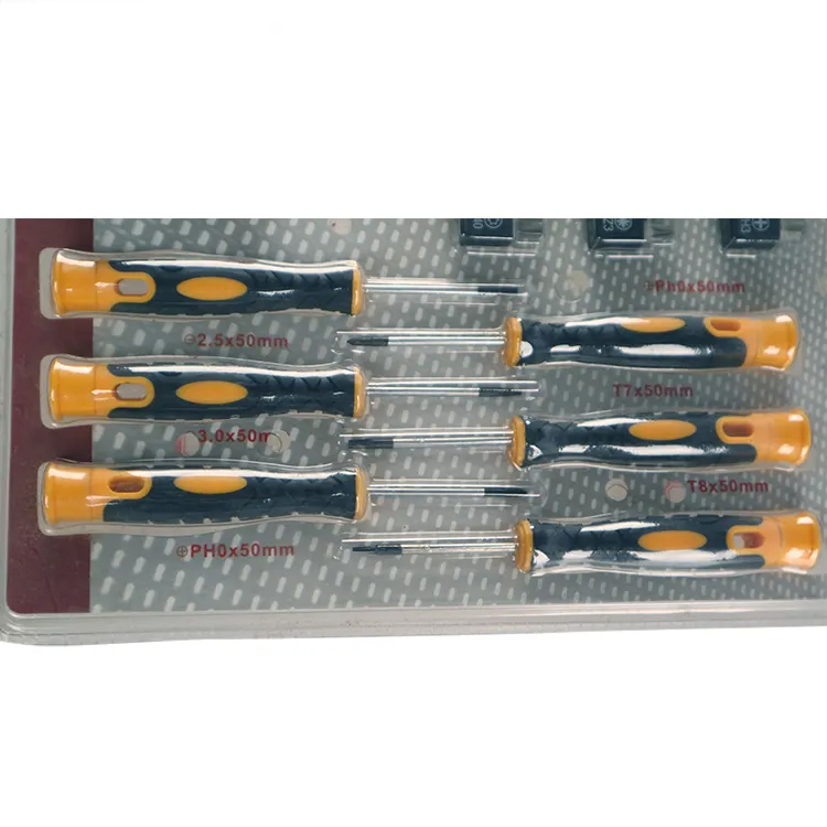 Home using private label 35 pc screwdriver setwith blister,magnetic torque screwdriver