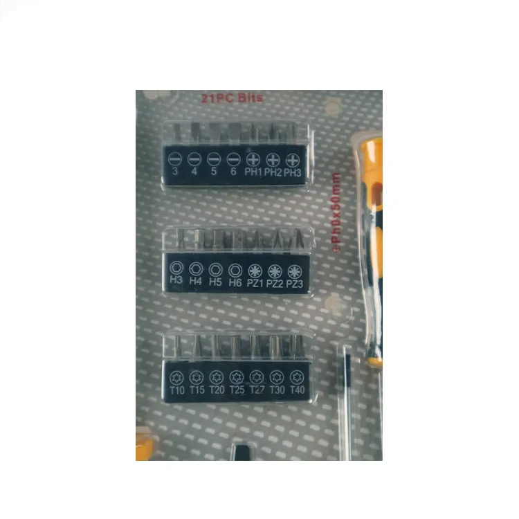 Home using private label 35 pc screwdriver setwith blister,magnetic torque screwdriver