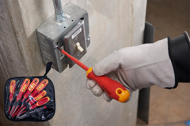 Insulated Magnetic Screwdrivers for Live Electrical Work