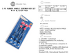 5 PC Magnetic Slotted philips Black Rubber Handle Tipped Screwdriver