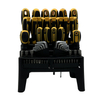 custom 70 Pc Screwdriver Set,Printing logo 70 Pc Screwdriver Set With Rack and Hex Key