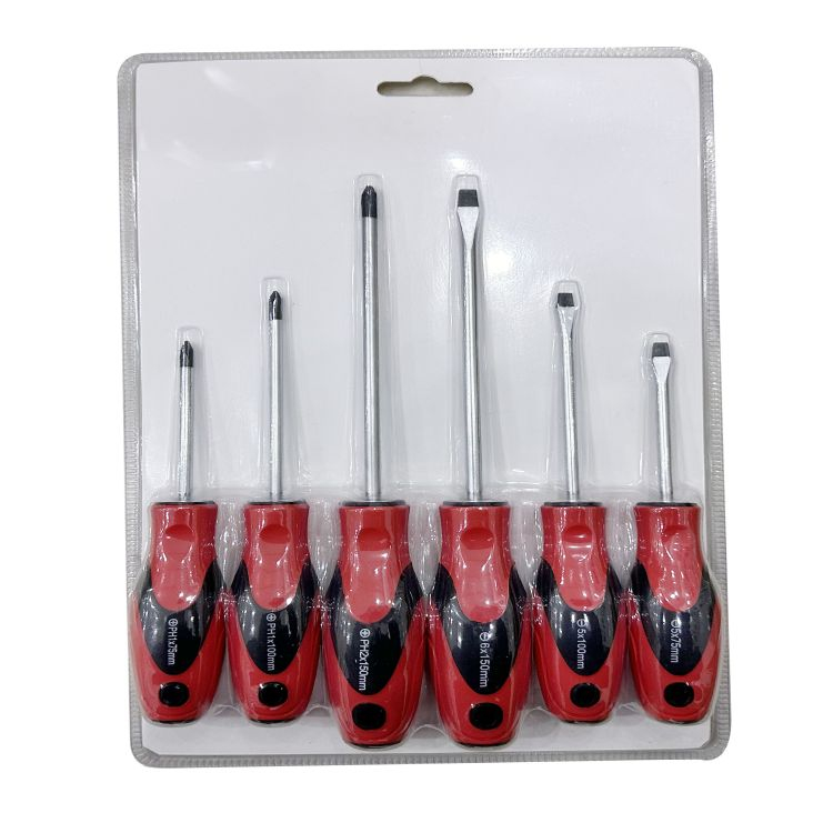 6 Pc Rubber Handle Screwdriver Set star Bit Screwdriver Set compact Screwdriver Set