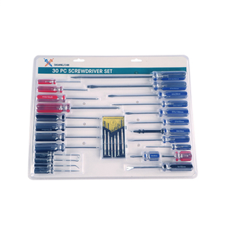 30 Pc Tansparent Handle Pvc Handle Or Acetate Handle Hand Tools Screwdriver Set