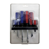 8 PC transparent handle pvc or acetate handle screwdriver set,magnetic torx screwdriver set