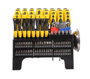 115-PC All-in-One Tool Set: Magnetic Bowl, 32 Screwdrivers, 60 Bits, 6 Nut Drivers, 16 Hex Keys
