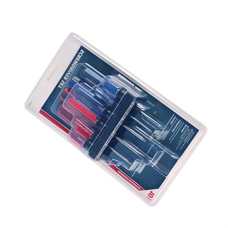 Stable Quality 10 PC Transparent Screwdriver Set,Factory Customized pp and Pvc Handle Material Screwdriver Set