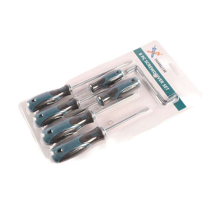 Customized Supplier Fast Delivery 8 PC Screwdriver Set,chrome Vanadium Strong Magnetic Phillips Screwdriver