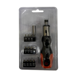 Blade Material C45 or CRV Steel or S2 Hardened Chrome-plated Ratchet Screwdriver With 30 Bits