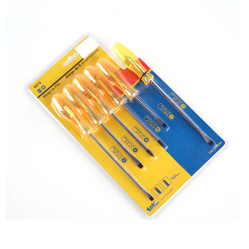 Chrome Full-Size OEM/ODM All in One Slot Type Head Safety Screw Screwdriver