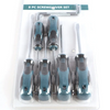 Custom Color Household Tool Set Multi Screw Holding Tool 8pc Flat Head Screwdriver With Blister Pack