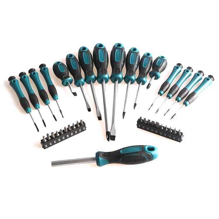 Shuangjian 22 Year Custom Manufacturer Handle Material PP and PVC 37 Pcs Screwdriver Set