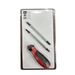 Customized Supplier 2 Way Screwdriver,double Sided Screwdriver With Replaceable Nozzles