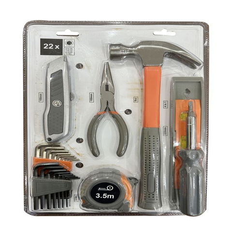 Screwdriver Set With Hammer Pliers and Tape Measure Knife,household Tool Set