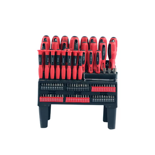 Slotted Torx Cross Flat Phillips Screwdriver 100 Pc Screwdriver Setcontains Socket Bits With Rack