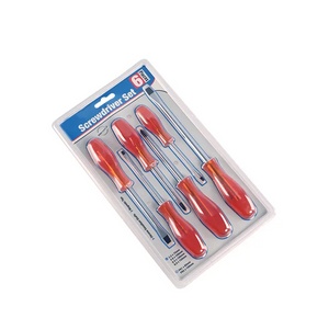 Factory Price Stable Quality 6 Pcs Acetate Handle Magnetic Cross Slotted Screwdriver Mini