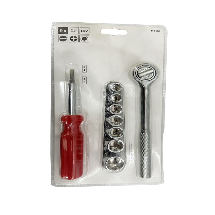 Accept Custom Order 1 Screwdriver With 7 Nut Bits Sets,bicycle Repairing Tool Set Nut Driver Screwdriver