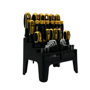 China Manufacturer Printing logo 70 Pc Screwdriver Set With Rack and Hex Key