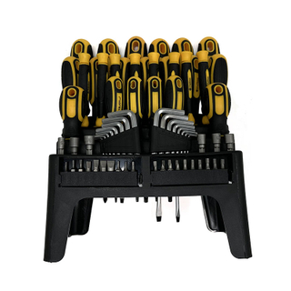 custom 77 Pc Screwdriver Set,Printing logo 77Pc Screwdriver Set With Rack and Hex Key