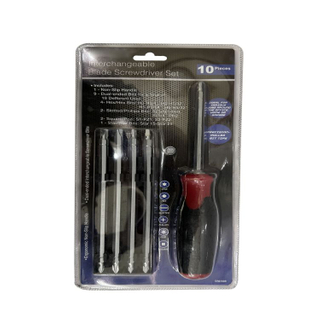 Stable Quality Custom Color 10 Pieces Biade Screwdriver Set,flathead and Phillips Biade Screwdriver Sect