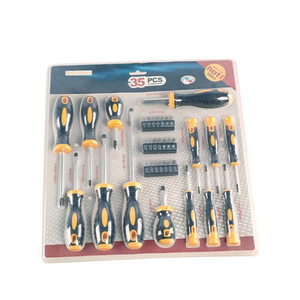 Home using private label 35 pc screwdriver setwith blister,magnetic torque screwdriver